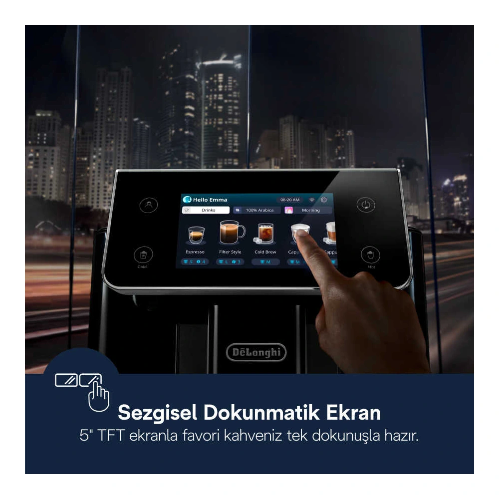 Delonghi PrimaDonna Aromatic ECAM630.75.TM Tam Otomatik Espresso Makinesi