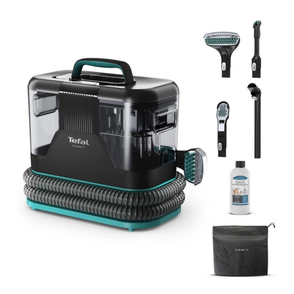 Tefal Clean It Portatif IZ5020 750 W Koltuk ve Halı Yıkama Makinesi Yeşil