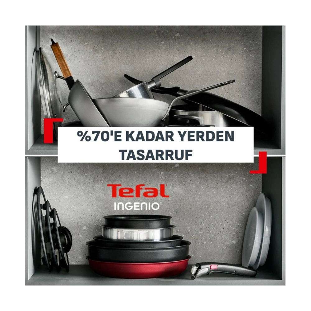 Tefal Ingenio Expertise 5X 12 Parça Büyük Tava Tencere Seti 2100142961