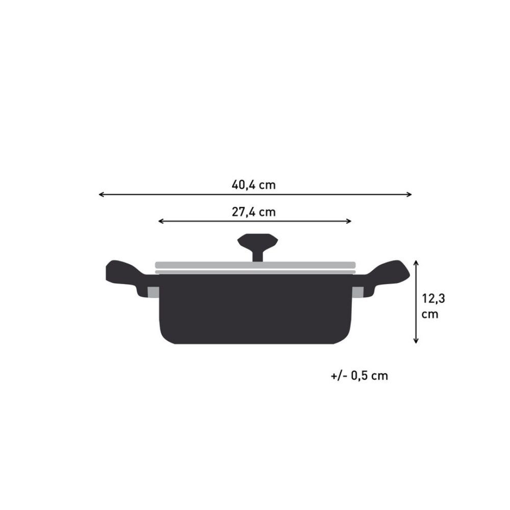 Tefal Expertise 5X Kapaklı Kısa Tencere 26 cm 2100137518