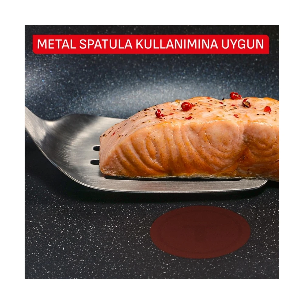 Tefal Expertise 5X Kapaklı Kısa Tencere 26 cm 2100137518