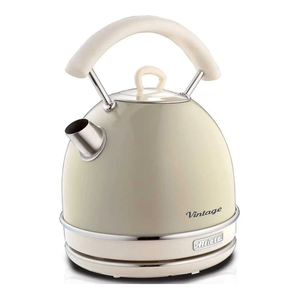 Ariete Vintage Kahvaltı İkilisi - 2 Bej (0155/13 Ekmek Kızartma Makinesi + 2877/03 Kettle)