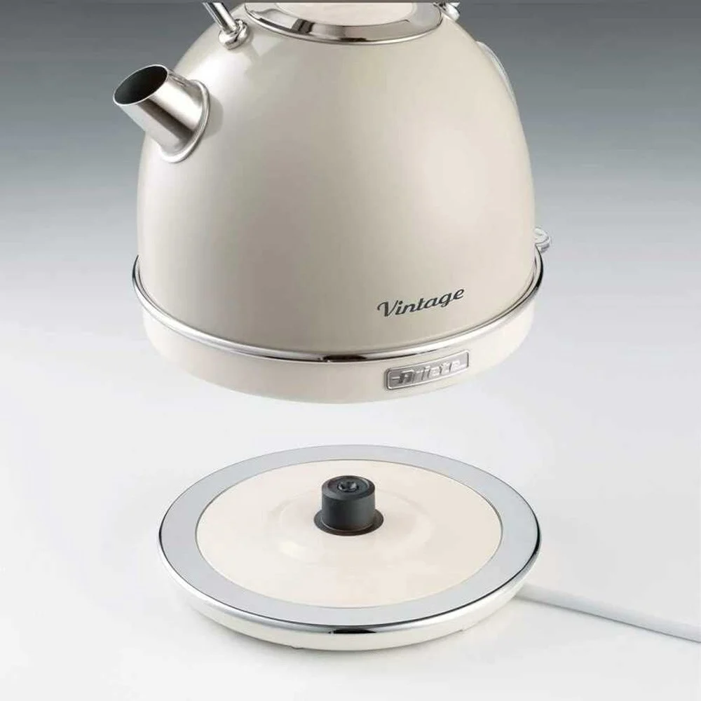 Ariete Vintage Kahvaltı İkilisi - 2 Bej (0155/13 Ekmek Kızartma Makinesi + 2877/03 Kettle)