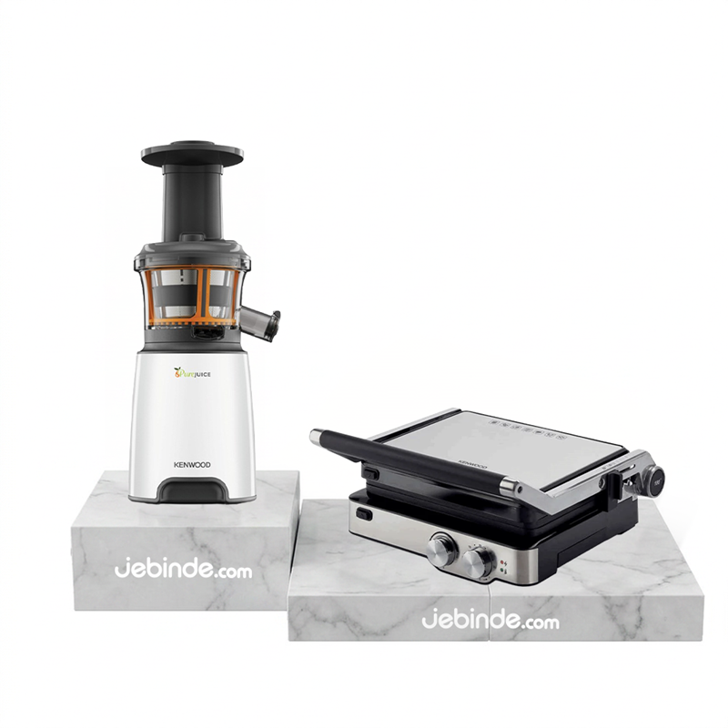 Kenwood Sağlıklı Mutfak Seti - 2 (Meyve Sıkacağı JMP600WH + Tost Makinesi HGM80.000SS)