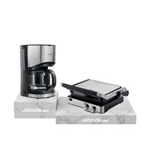 Kenwood Kahvaltı İkilisi - 1 (Filtre Kahve Makinesi CMM10.000BM + Tost Makinesi HGM80.000SS)