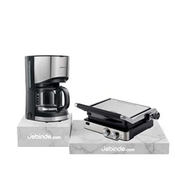 Kenwood Kahvaltı İkilisi - 1 (Filtre Kahve Makinesi CMM10.000BM + Tost Makinesi HGM80.000SS)