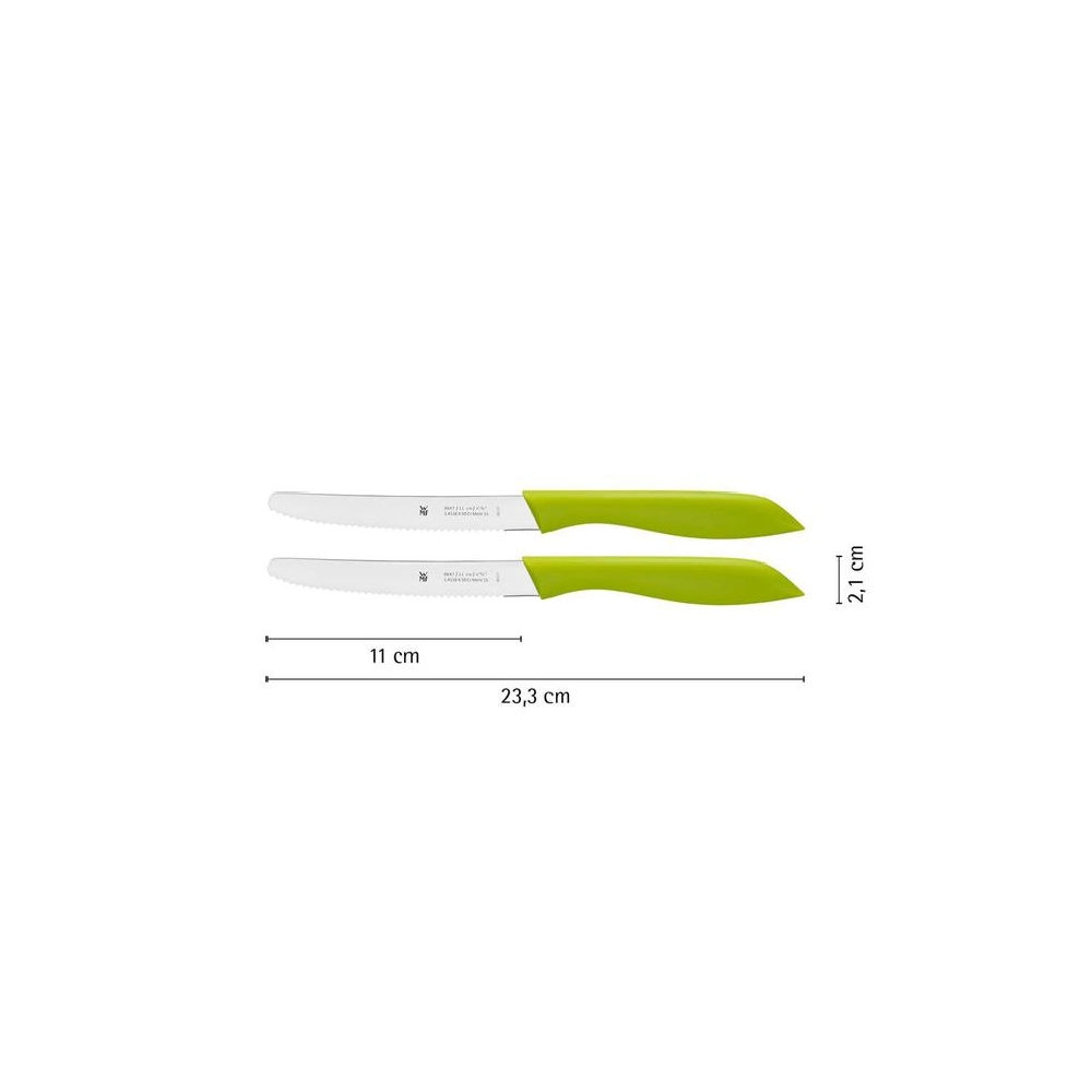 WMF Tırtıklı Soyma Bıçağı Yeşil 2'li 3201000186