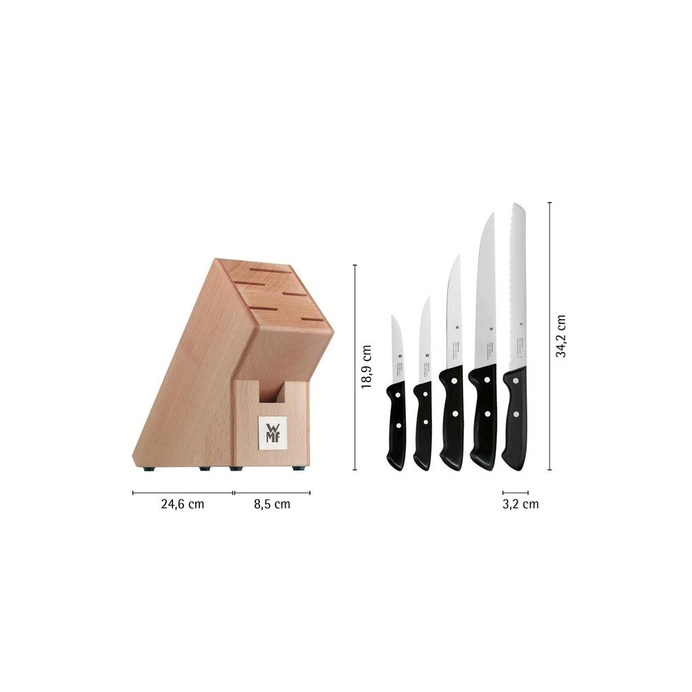 WMF Classic Line Bıçak Blok Seti 6'lı 3201003014