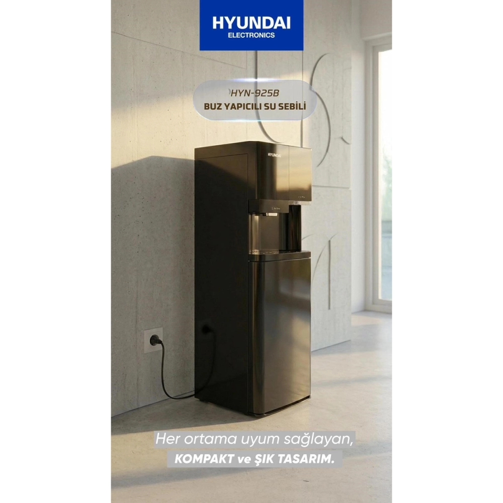 Hyundai HYN-925B Buz Yapıcılı Gizli Damacanalı Su Sebili