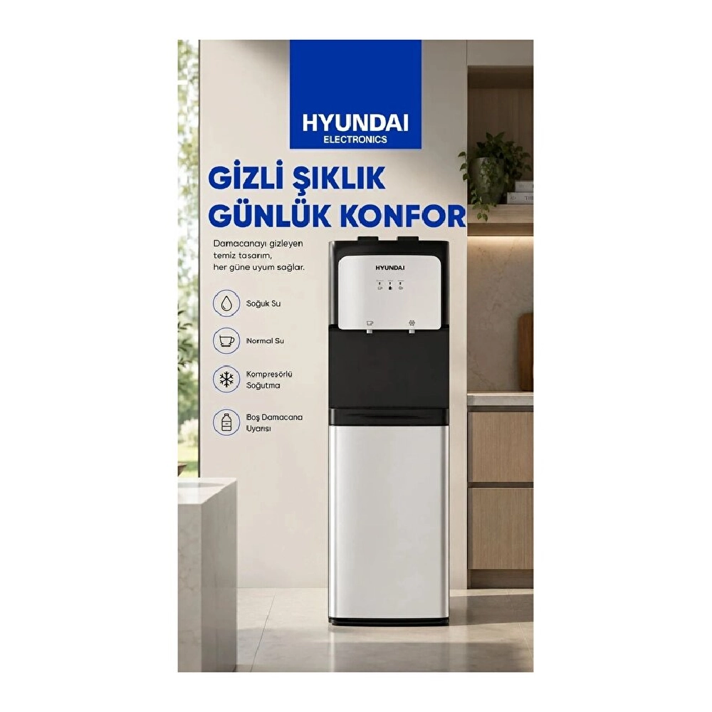 Hyundai HYN-910GD Gizli Damacanalı Su Sebili