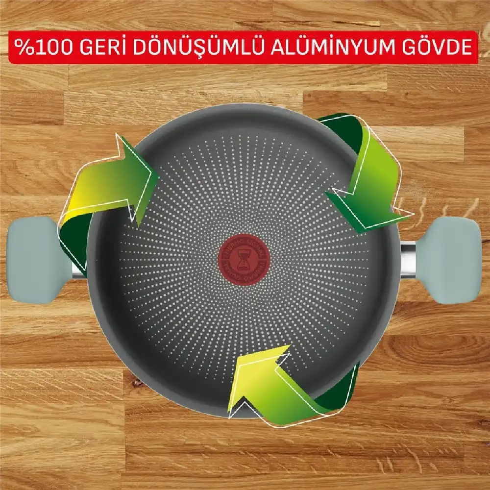 Tefal Halo Okaliptus 24 Cm Derin Tencere 2100143071