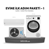Beko Evine İlk Adım Paketi - 1 (31225 A Klima + KMX 82 Kurutma Makinesi)