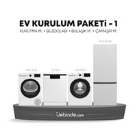 Beko Ev Kurulum Paketi - 1 (KMX 1002 Kurutma Makinesi + B 710 B Bulaşık Makinesi + CM 10121 Çamaşır Makinesi + 670475 MB Buzdolabı)