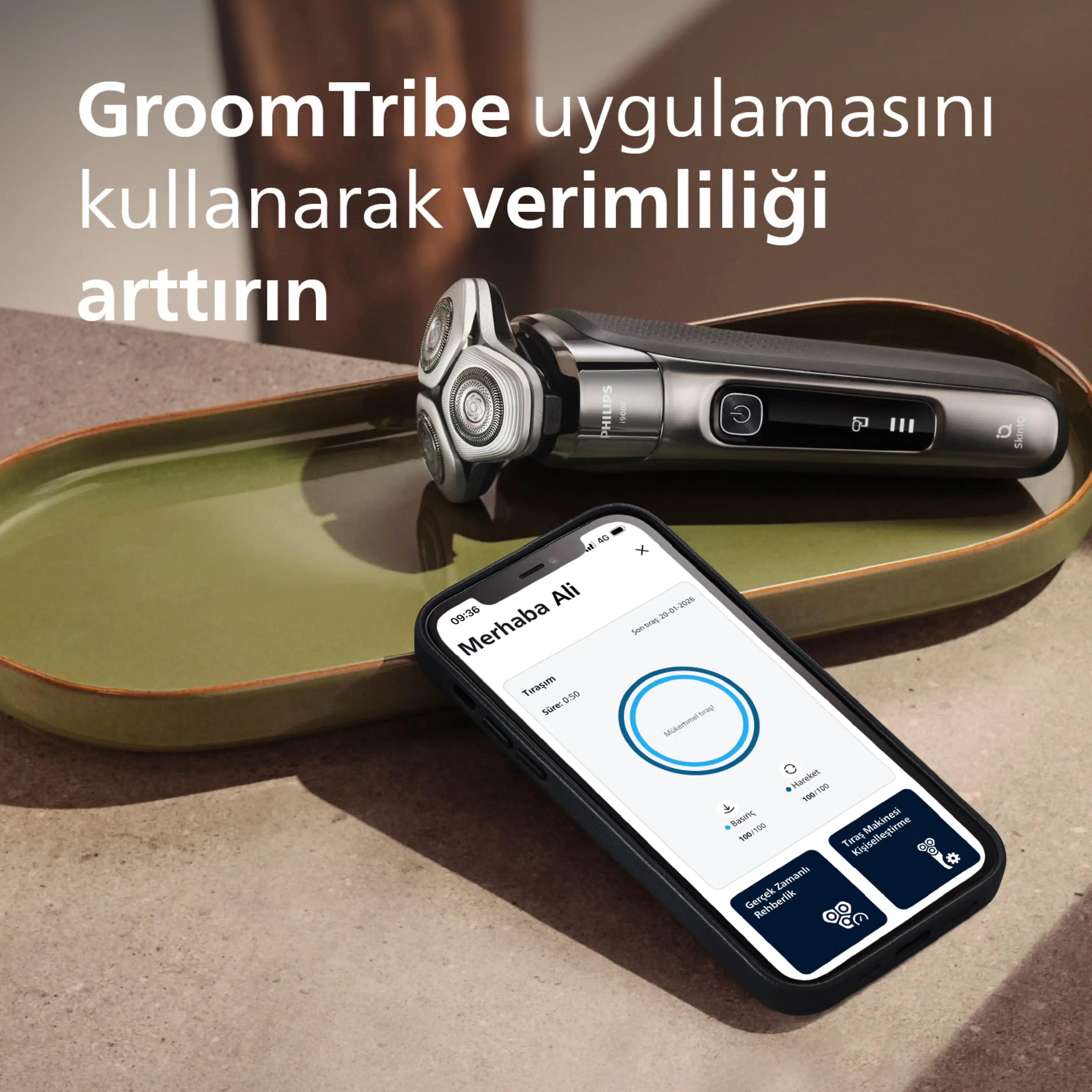 Philips X9002/30 i9000 SkinIQ Islak Kuru Tıraş Makinesi