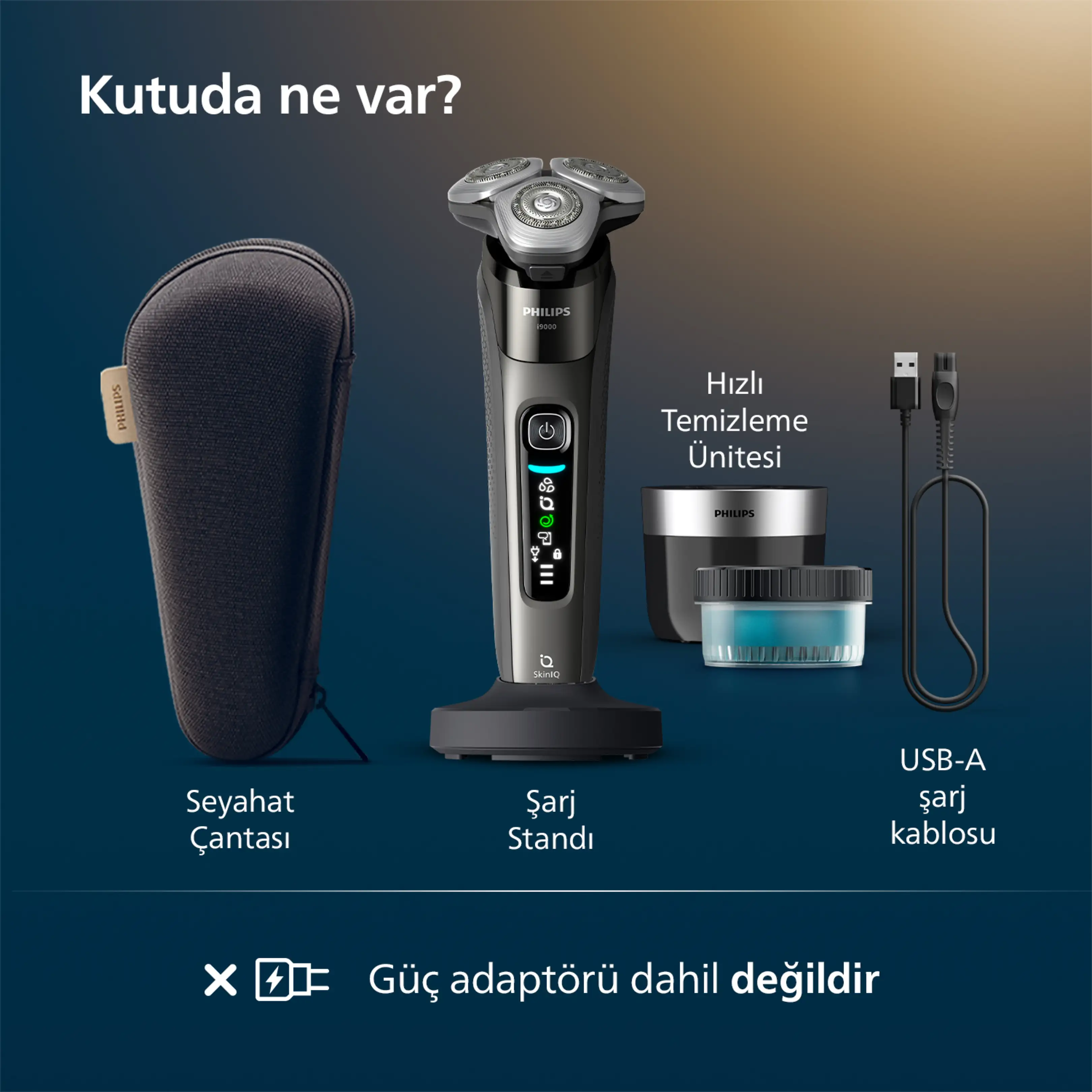 Philips X9002/30 i9000 SkinIQ Islak Kuru Tıraş Makinesi