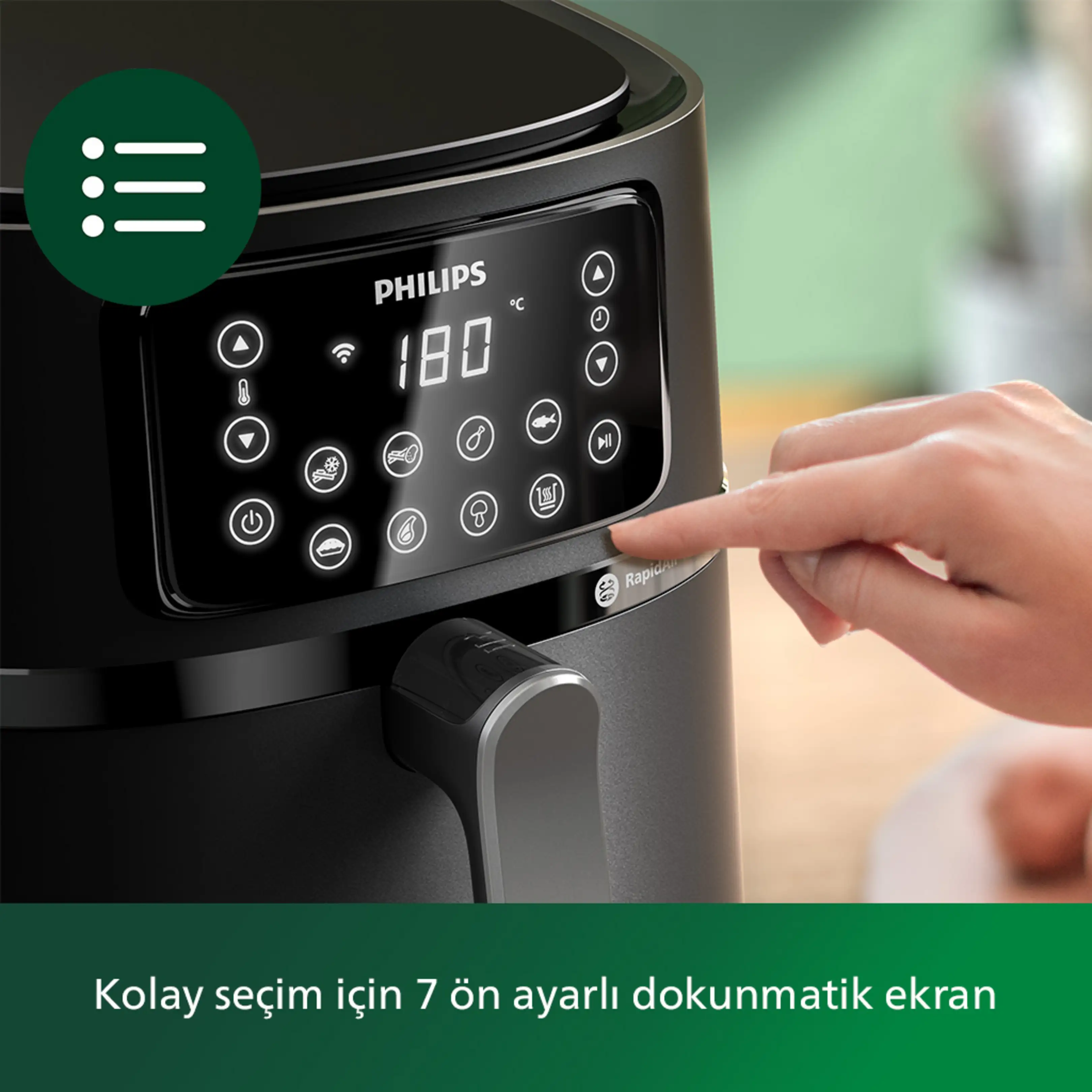 Philips Airfryer 5000 Serisi HD9285/96 XXL Connected 7.2 lt Yağsız Fritöz
