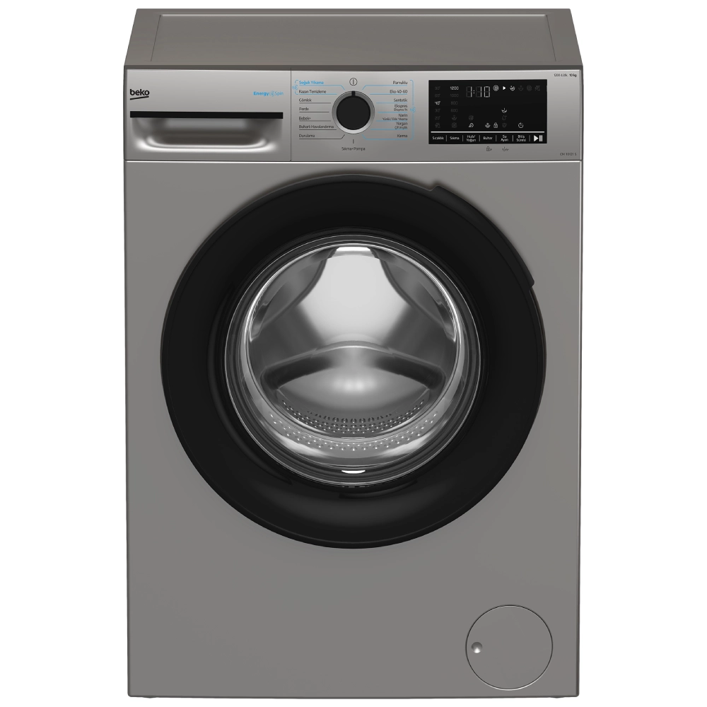 Beko CM 10121 S 10 kg 1200 Devir Gri Çamaşır Makinesi