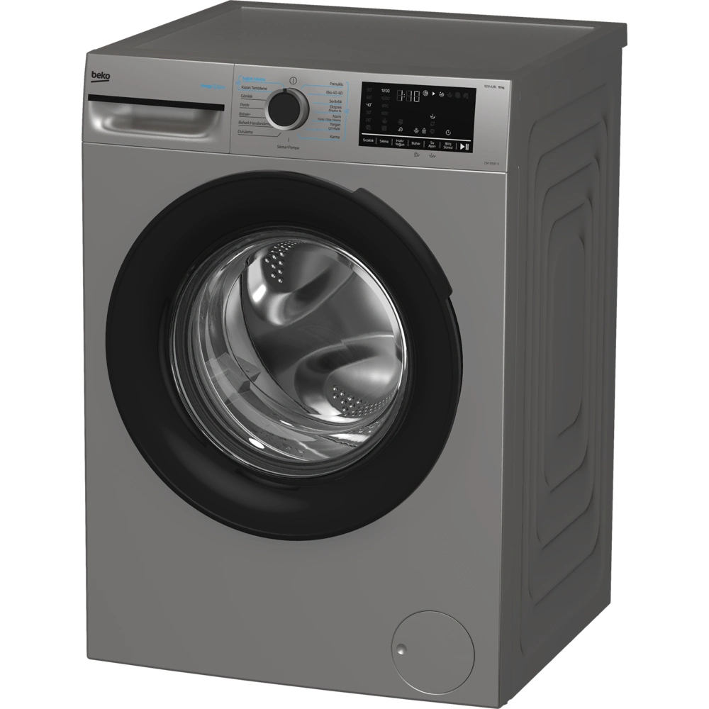 Beko CM 10121 S 10 kg 1200 Devir Gri Çamaşır Makinesi