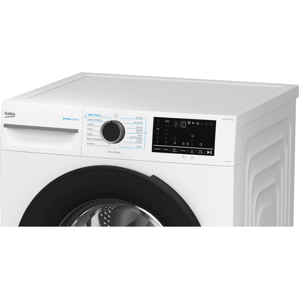 Beko CM 10121 10 Kg 1200 Devir Beyaz Çamaşır Makinesi
