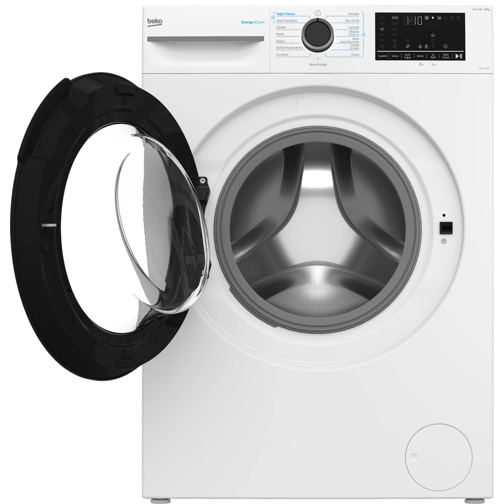 Beko CM 10121 10 Kg 1200 Devir Beyaz Çamaşır Makinesi