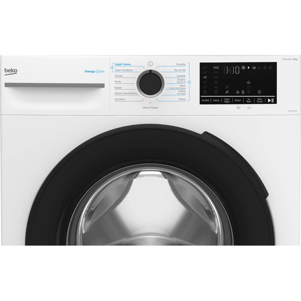 Beko CM 10121 10 Kg 1200 Devir Beyaz Çamaşır Makinesi
