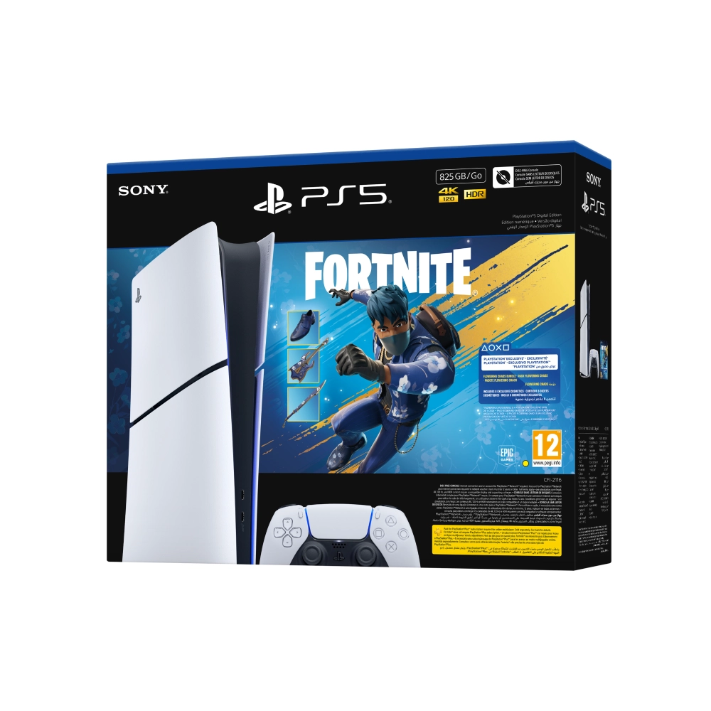 Sony Playstation 5 Digital Fortnite V2 825 GB Bundle (Bilkom Garantili)