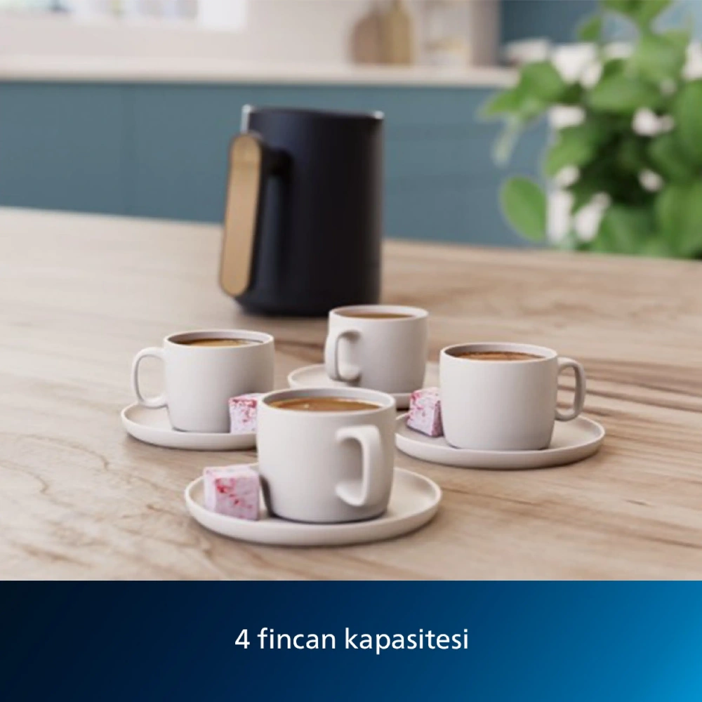 Philips Series 5000 HDA150/61 Inox Türk Kahve Makinesi