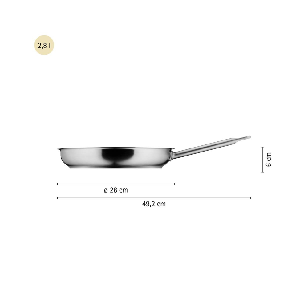 WMF Ultimate Çelik Tava 28 cm 8900544239