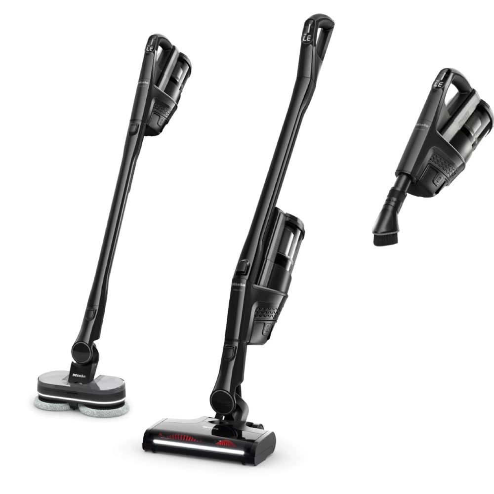 Miele Triflex HX3 Aqua Islak Kuru Şarjlı Dikey Süpürge Siyah