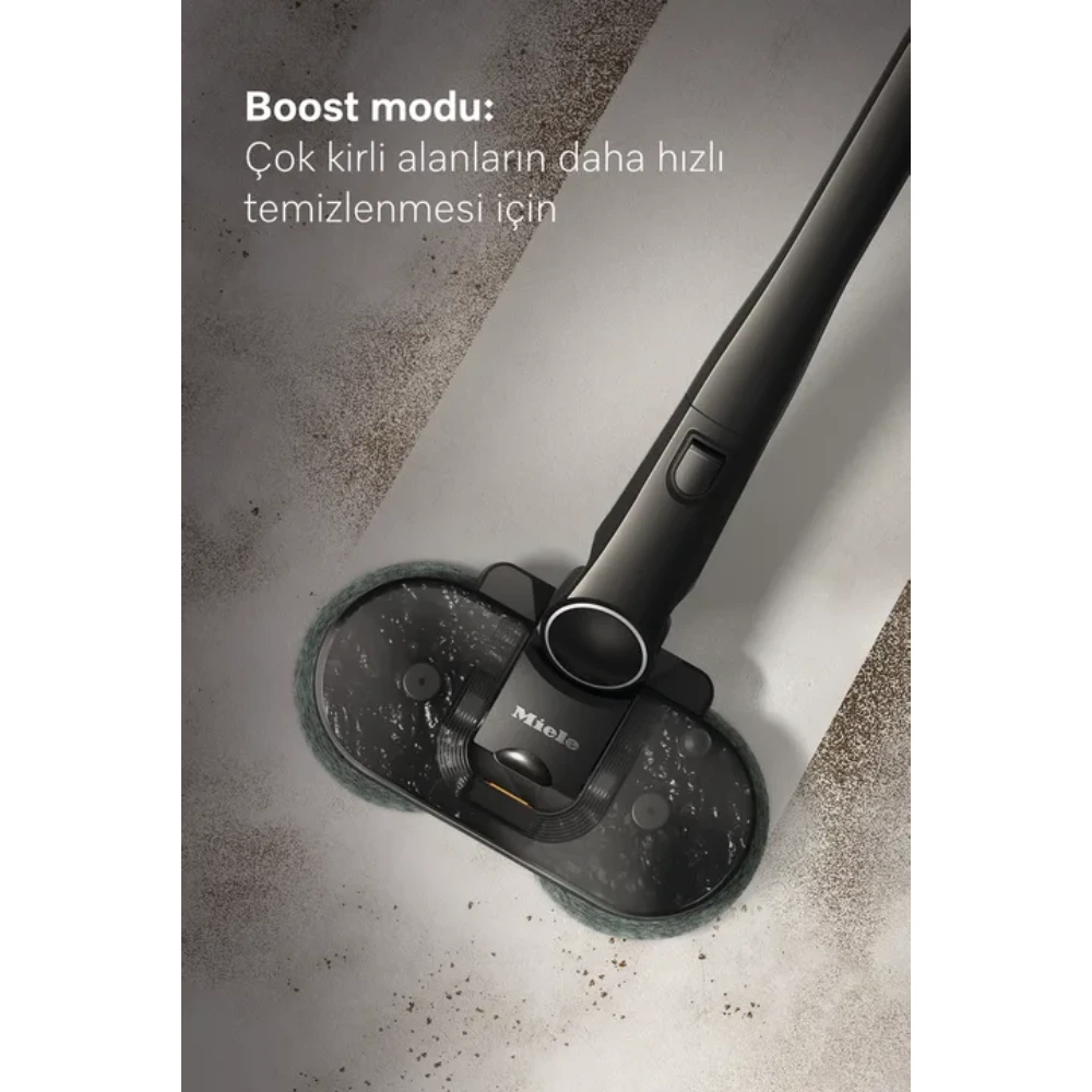 Miele Triflex HX3 Aqua Islak Kuru Şarjlı Dikey Süpürge Siyah