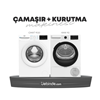 Beko 2 li Çamaşır ve Kurutma Paketi-14 (CMXT 9120 + KMX 92)