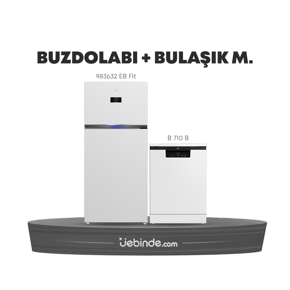 Beko 2 li Buzdolabı ve Bulaşık Paketi-7 (983632 EB FIT + B 710 B)