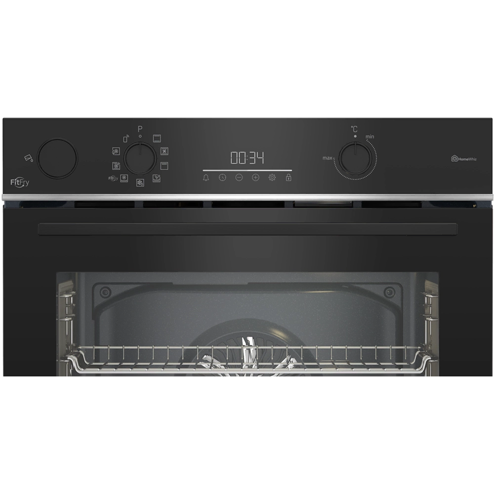 Beko BFC 632 S FitFry Buhar Destekli Siyah Ankastre Fırın