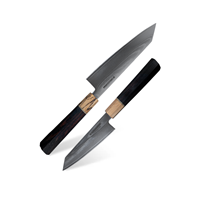 Kiruzan Takumi Damascus Koleksiyon Seti 2 Parça Ahşap Kutulu 67 Katman (20+15 cm)