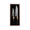 Kiruzan Takumi Damascus Koleksiyon Seti 2 Parça Ahşap Kutulu 67 Katman (20+15 cm)