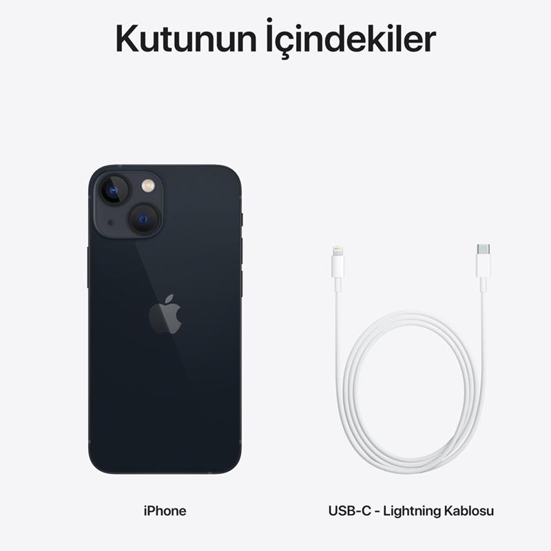 iPhone 13 Mini 128 Gb Akıllı Telefon Gece Yarısı